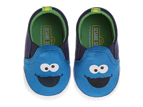 Sesame Street Infant Shoes Cookie Monster, Elmo & Abby First Walker Sneakers Canvas Shoes for Baby Boys and Girls (Size 2-4 Infant)3