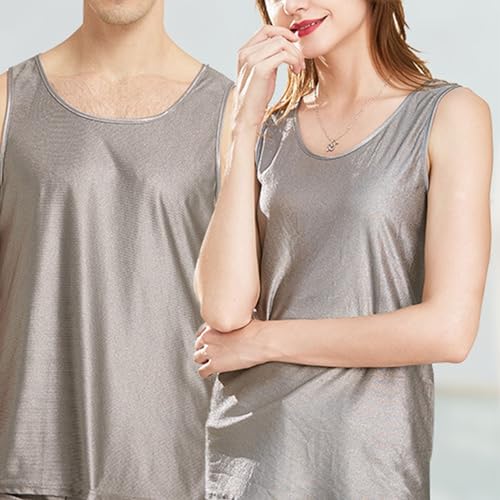 Hilitand EMF Vest Anti Radiation Vest Silver Fiber Underwear for Men Women (XL)3