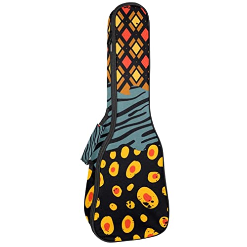 Sac de rangement pour ukulélé soprano en peau d'animal protectrice