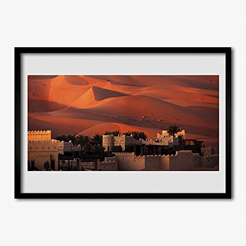 Affiche avec cadre salon et chambre Tulup 100x70 cm décoration murale ville moderne