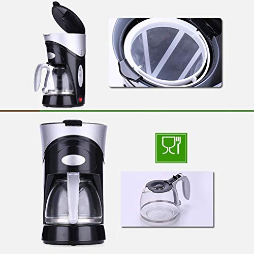 Cafetera de filtro con placa térmica y capacidad para 6 tazas miniatura 5