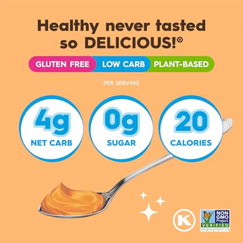 Image of Simply Desserts Salted Caramel Instant Pudding, Sugar-Free, 6-Pack - Healthy Dessert, Keto Snacks, Vegan & Diabetic-Friendly, Kosher, 1.7 Oz Ea