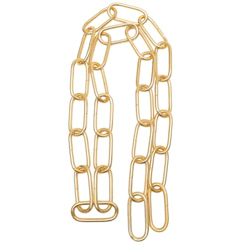 VILLFUL Cadena de Hierro para Lámparas de Techo Cadena de Resistente para Colgar Luces Salón Accesorios Duraderos para Iluminación Color Dorado