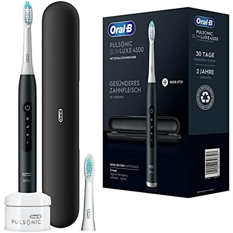 Oral-B Pulsonic Slim Luxe 4500 Elektrische Schallzahnbürste/Electric Toothbrush, 2 Aufsteckbürsten, 3 Putzmodi für Zahnpflege und gesundes Zahnfleisch Cover