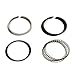 Michigan Motorsports LS Performance Piston Ring Set - Fits 1999-2013 4.8L & 5.3L Gen 3/4 LS Engines - LC9 L33 LM7 LR4 L59 LS4 LMG Many More! - Steel Nitrided Top Ring & Napier Second