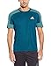 adidas Performance Men's Climacore Short-Sleeve Tee, Medium, Bright Red