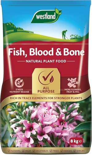 Image of Westland Fish Blood and Bone Plant Food 8kg NPK 3-9-3 with Seaweed