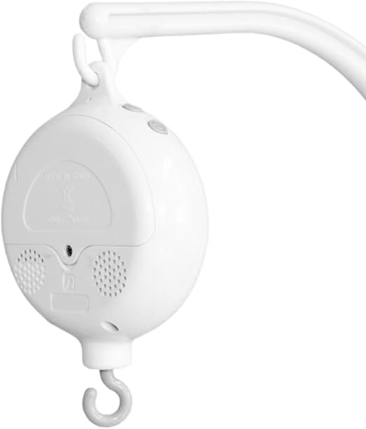 Amoyeric Boîte à Musique Électronique pour Mobile Bébé avec Crochet Rotatif