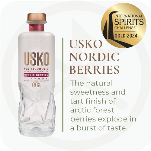 image for Think Distributors USKO Nordic Berries Non Alcoholic Vodka, 0.0% ABV N