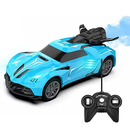 HOVCEH Ferngesteuertes Auto Kinder mit Spray, RC Auto Kinder, RC Drift Auto Spielzeug, Radio Remote Control Cars für Jungen und Mädchen, mit Spray Mist für Kinder ab 7 Jahre und Erwachsene Cover