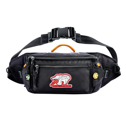 Pochete tática Rough Enough para homens, bolsa tiracolo grande para viagens, pesca, caminhadas, caça