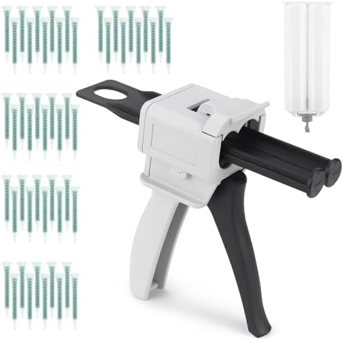 50ml AB Epoxid Klebepistole Griff Klebstoff Gemischt Dosierpistole zum