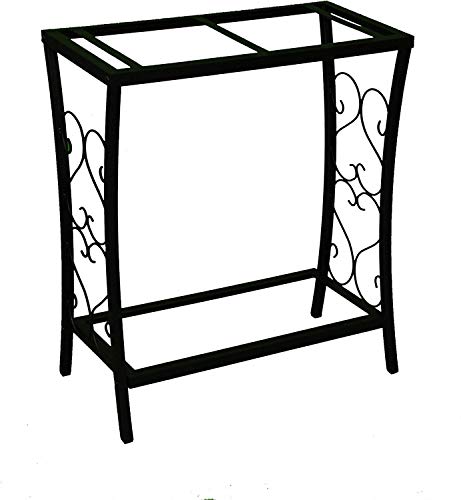 Aquatic Fundamentals Metal Aquarium Stand (20 Gallon- Black) 102201-AMA