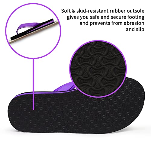 Women's Flip-Flop Lightweight Sandals Comfortable Shock Proof Slippers Casual Thong Flip Flop for Women for Indoor and Outdoor Beach4
