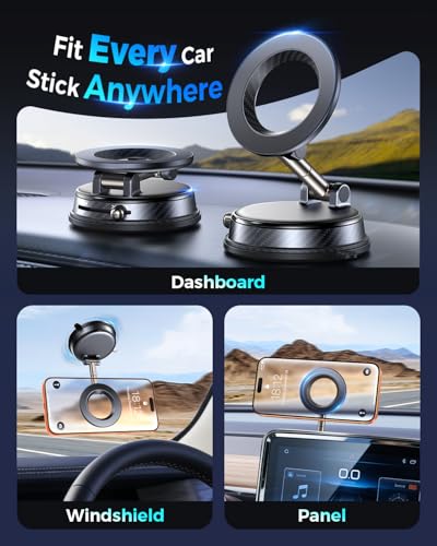 Magnetic Car Phone Holder, for Magsafe Car Mount, Phone Holders for Car - image 3