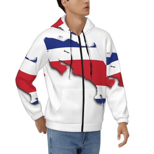 Sweat drapeau Costa Rica homme portez l'esprit Pura Vida 2025