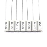 1. Cable de acero galvanizado, φ1,8 mm alambre de acero Longitud total: 210 mm. Material: cerradura de acero + revestimiento ABS.