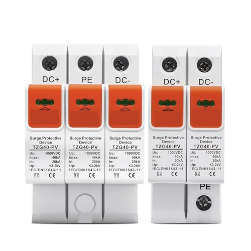 Parafoudre DC 1000V 20-40kA pour protection contre les surtensions