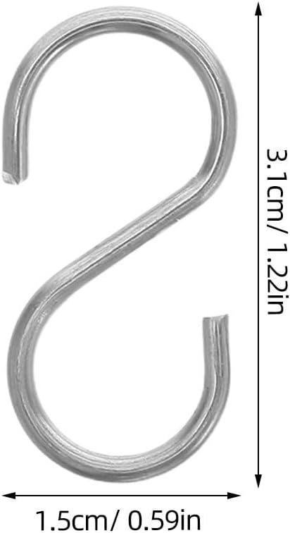 100pcs S Shaped Ceramic Firing Hanging Hooks for Kiln Glass Fusing