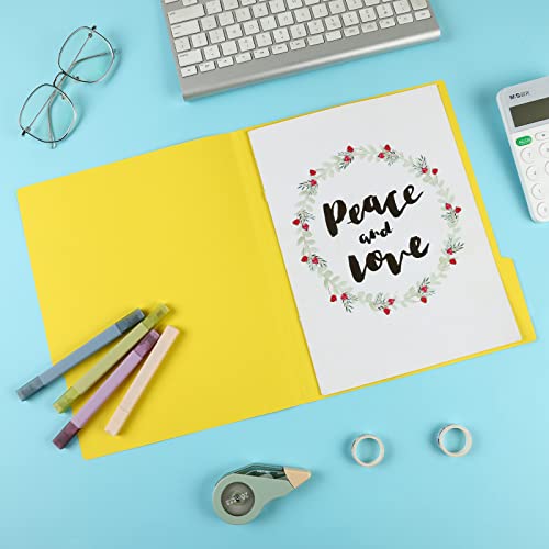 Eoout 36Pcs File Folders Letter Size, 12 Assorted Colors File Folders For Documents 1/3-Cut Tabs Heavyweight Manila 9.5 X 11.5 Inches For Notes Office School Home #TOP5