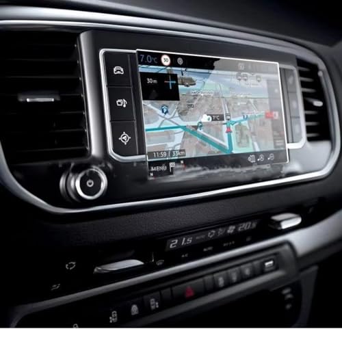 Protection d'écran GPS Peugeot Traveller 2021 en verre trempé 7 pouces