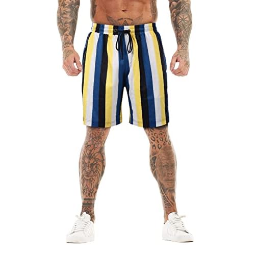 GINGTTO Men's Beach Shorts Bathing Suits with Mesh Lining