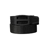 Nexbelt Ratchet Gun Belt for Men - Tactical EDC Titan Black PreciseFit Nylon Gun Belt for Concealed Carry