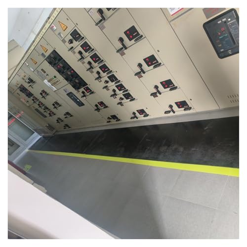 1/5 in Thickness Insulation Floor Mat- 38in Width, Substation Rubber Mats, Safety Mat Insulated for Entrance, Home Gym, Exercise Equipment, Garage, Under-Sink(Black,96in)