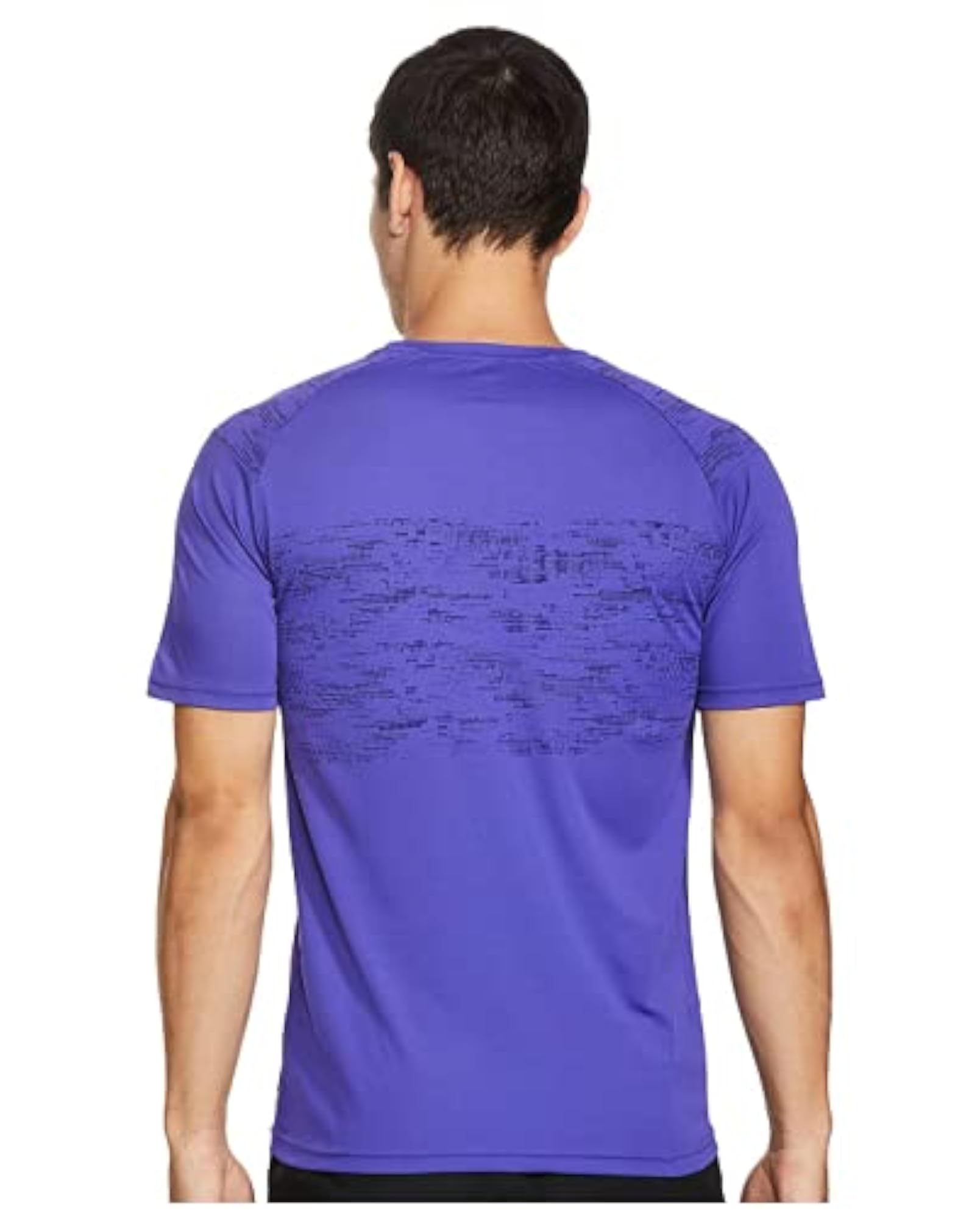 Men's Royal Blue Round Neck T-Shirt, Size XXL
