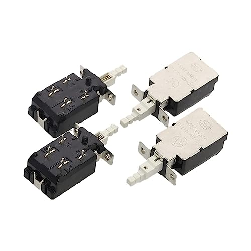 Interrupteur bouton poussoir DPST AC 250V autobloquant pour stopper les pannes d'allumage de PCB