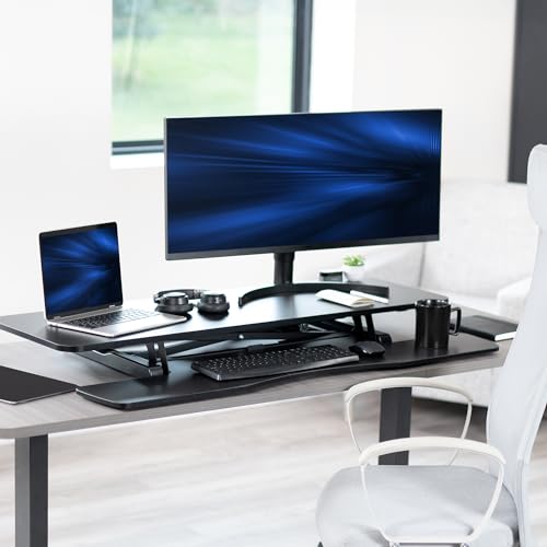 VIVO 48-inch K Series Dual-Monitor Standing Desk Converter — view 8