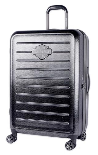 Harley-Davidson 30 in. Cruiser Hard Sided Expandable Wheeling Luggage, Charcoal2