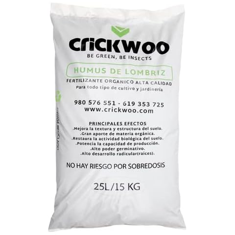 Crickwoo - Humus de Lombriz para Plantas Puro Cover