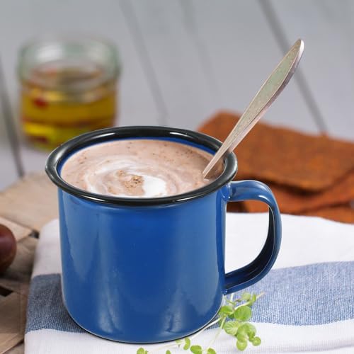 Cabilock-4Pcs-Stackable-Coffee-Mugs-Enamel-mug-enamelware-mug-enamel-tea-cup-beer-cup-tin-mugs-for-coffee-retro-ceramic-mug-country-rustic-mug-Enamel-Drinking-Mugs-DishwasherMicrowave-Safe Cabilock 4Pcs Stackable Coffee Mugs Enamel mug enamelware mug enamel tea cup beer cup tin mugs for coffee retro ceramic mug country rustic mug Enamel Drinking Mugs DishwasherMicrowave Safe