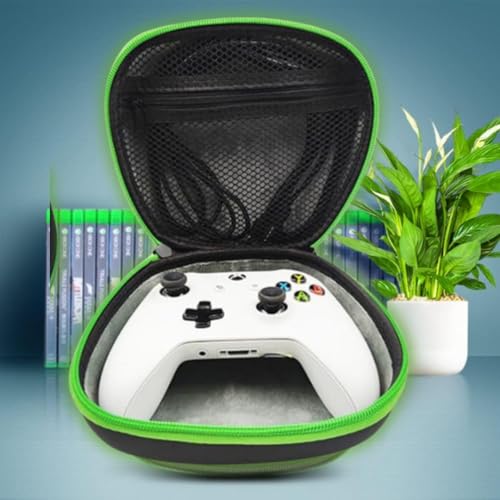 Image of TMG Travel Case Compatible with Xbox Series X /S & Core Wireless Controller Hard Shell Home Safekeeping Protective Cover Storage Case Carrying Bag (Black)