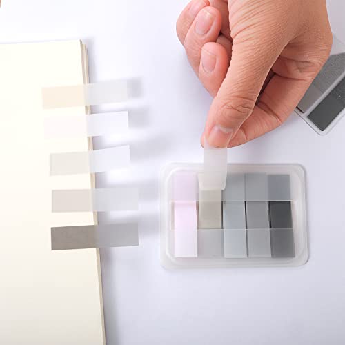 600 Stück Haftnotizen Tabs Haftstreifen Transparent Selbstklebende Haftmarker Sticky Tabs Aesthetic Haftstreifen Pastell Annotating Tabs Seite Marker Pagemarker Set Für Seiten Markierung