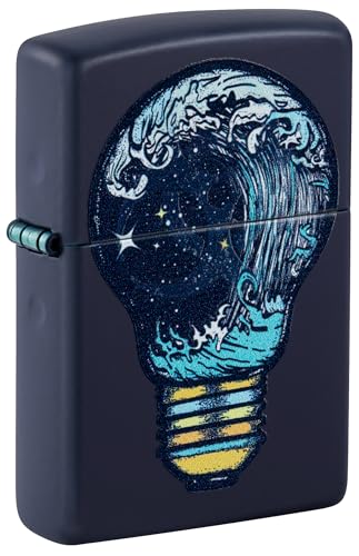 Encendedor Zippo Black Light Toxic Waves Navy Matte miniatura 1