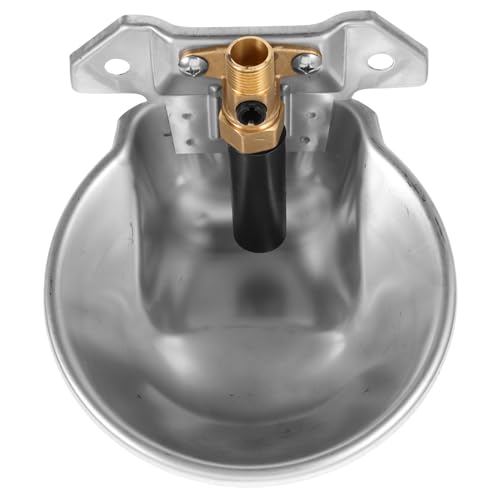 Abreuvoir automatique grand réservoir d'eau en acier inoxydable pour moutons et chiens
