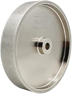 Extra Wide CBN Grinding Wheels 200mm, 180 Grit, 8" Dia x 1.5" Wide x 5/8" Arbor for Sharpening High Speed Steel ToolsWoodturning Tools (8"x1.5")