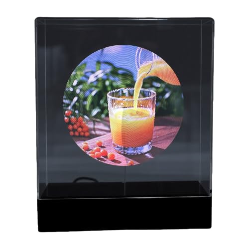 Proyector de ventilador LED Annadue con holograma 3D para publicidad en tiendas y app de 4GB