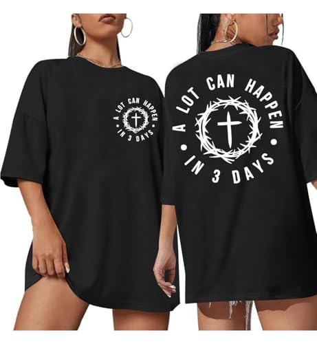 A Lot Can Happen in 3 Days Shirt Vintage Easter Alot Can Happen in Three Days Christian Shirts for Women Men2