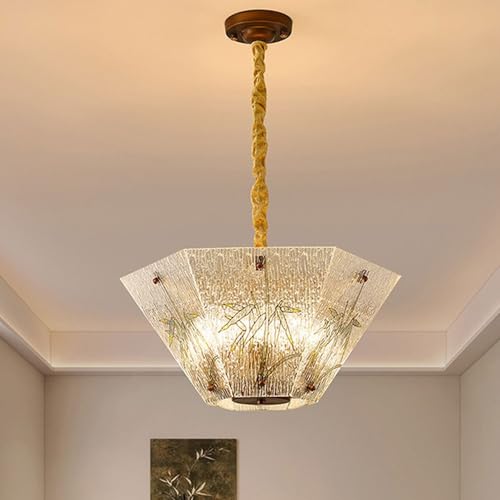 Suspension de chambre créative multi-têtes luminaire cuivre