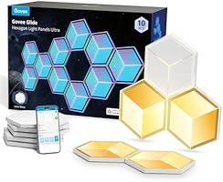 Govee Glide Hexagon Light Panels Ultra, 3D Wall Lights with DIY, RGBIC ...