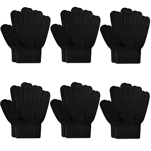 Image of ONESING 6 Pair Baby Gloves Toddler Gloves Toddler Winter Gloves Kids Gloves Winter Stretchy Knit Gloves for Kids Boys Girls