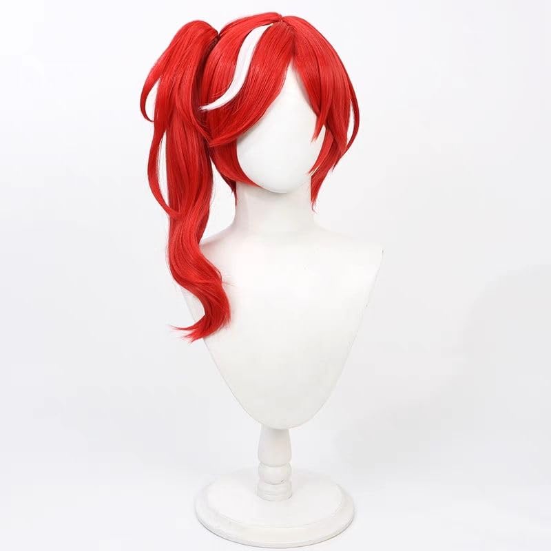Priestess Fiona Gilman Cosplay Wig Heat Resistant Synthetic Wigs for Halloween Costume Party Role Play+Wig Cap