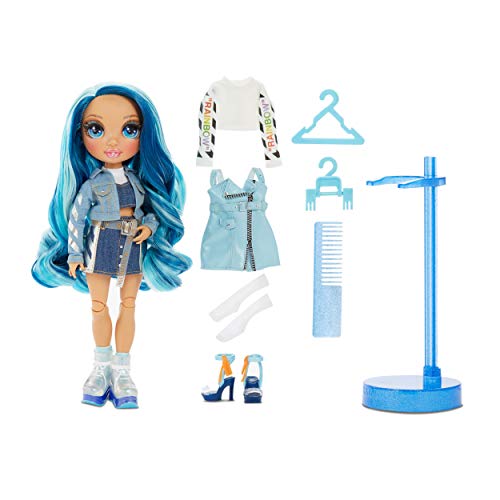 Rainbow High Skyler Bradshaw  Blue Fashion Doll with 2 Outfits