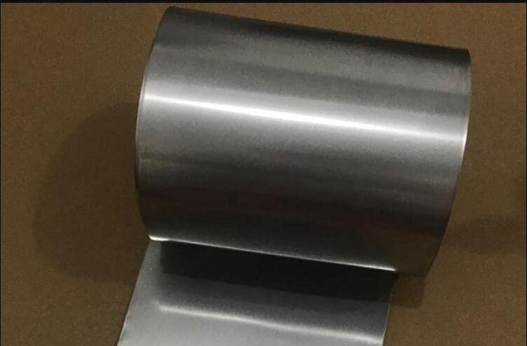 1 mètre 99,99 % tôle de zinc pur haute teneur 0,08 mm 0,1 mm 0,2 mm ~ 3 mm bande de zinc pour l'industrie laboratoire bricolage métal toiture (couleur : 0,6 x 150 mm)