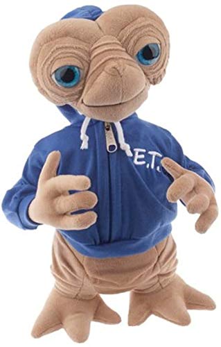 Universal E.T. Extra Terrestrial with Blue Embossed Hoodie Sweatshirt 15