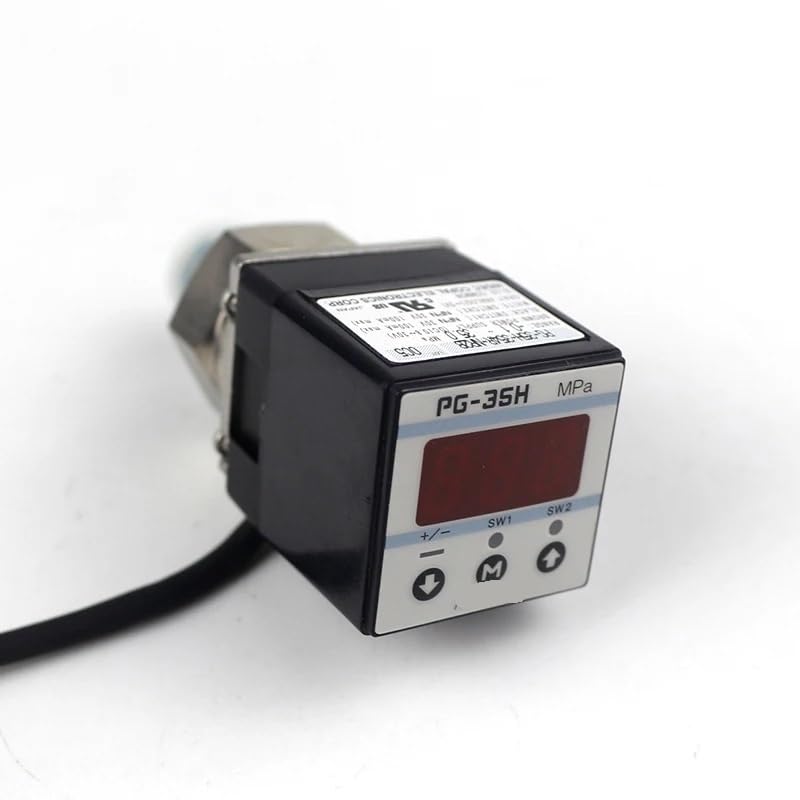NURII Digital Display Pressure Switch Sensor, PG-35H-354R-NR2B, Pressure Gauge, PG-35H-354R-NR2B