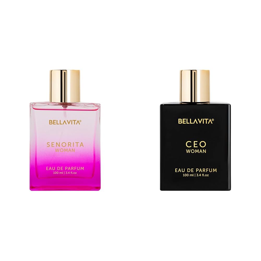 Bella Vita Luxury Senorita Woman Long-Lasting Floral & Fruity Women’s Premium Ceo Woman Liquid Eau De Parfum, 100 Ml,Assorted Bella Vita Luxury Senorita Woman Long-Lasting Floral & Fruity Women’s Premium Ceo Woman Liquid Eau De Parfum, 100 Ml,Assorted